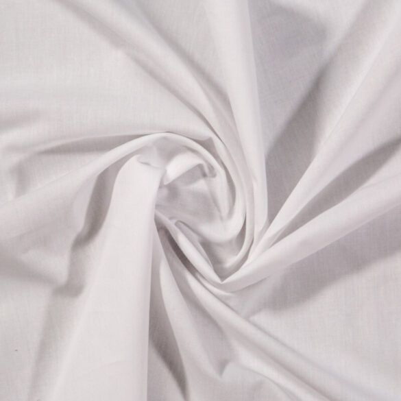 the white fabric is very soft and smooth