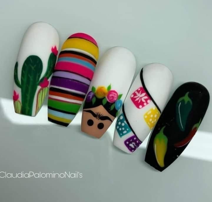 Judy Nails, Mexican Nails, Disney Acrylic Nails, Girls Nail Designs, Food Nails, Fall Acrylic Nails, Seasonal Nails, Classic Nails, Store Photos