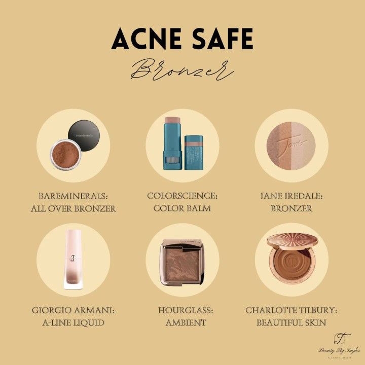 Acne Safe Contour, Acne Safe Bronzer, Acne Safe Makeup, Safe Makeup, Theatre Makeup, Makeup Wishlist, Makeup Board, Girl Tips, Beauty Skin Care Routine