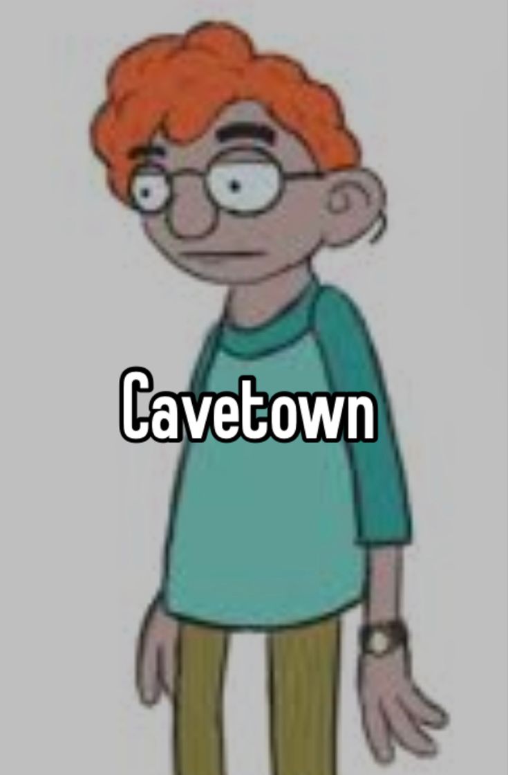 the cartoon character cavetown has an orange hair and glasses