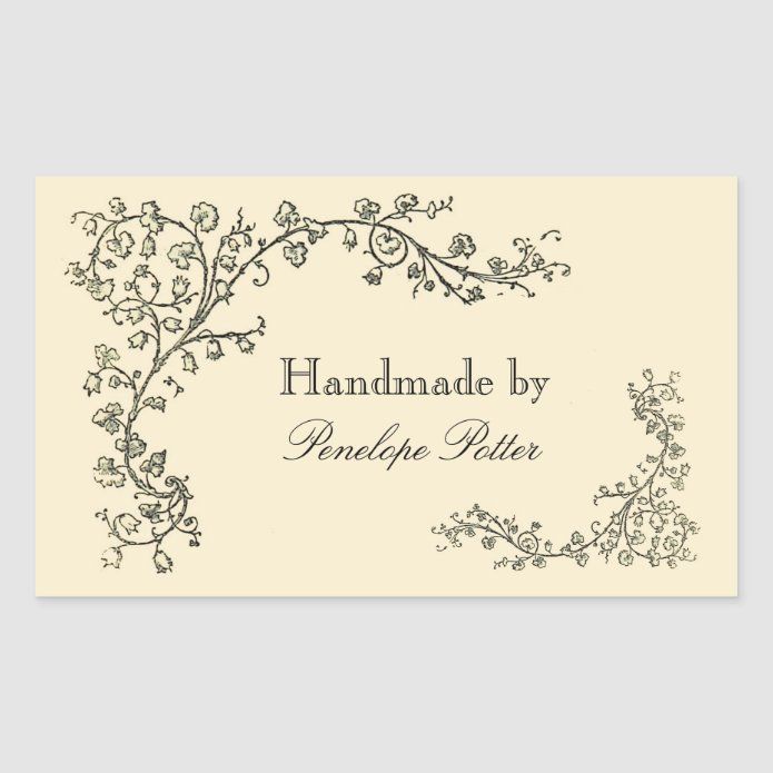 a business card with the words handmade by, pendlee peter on it