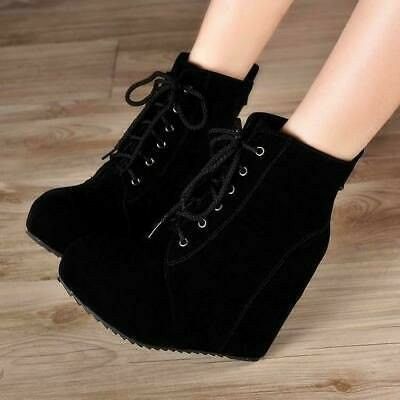 Sepatu Platform, Goth Shoes, Cute Shoes Heels, Kawaii Shoes, Fancy Shoes, Wedge Ankle Boots, Girly Shoes, Shoes Heels Wedges, Aesthetic Shoes