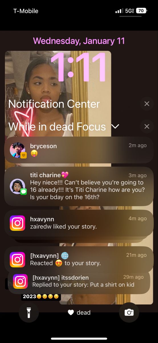 an iphone screen showing the notifications for someone to be on their cell phone, which is