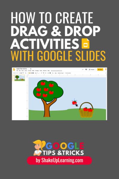 how to create drag and drop activities with google slides