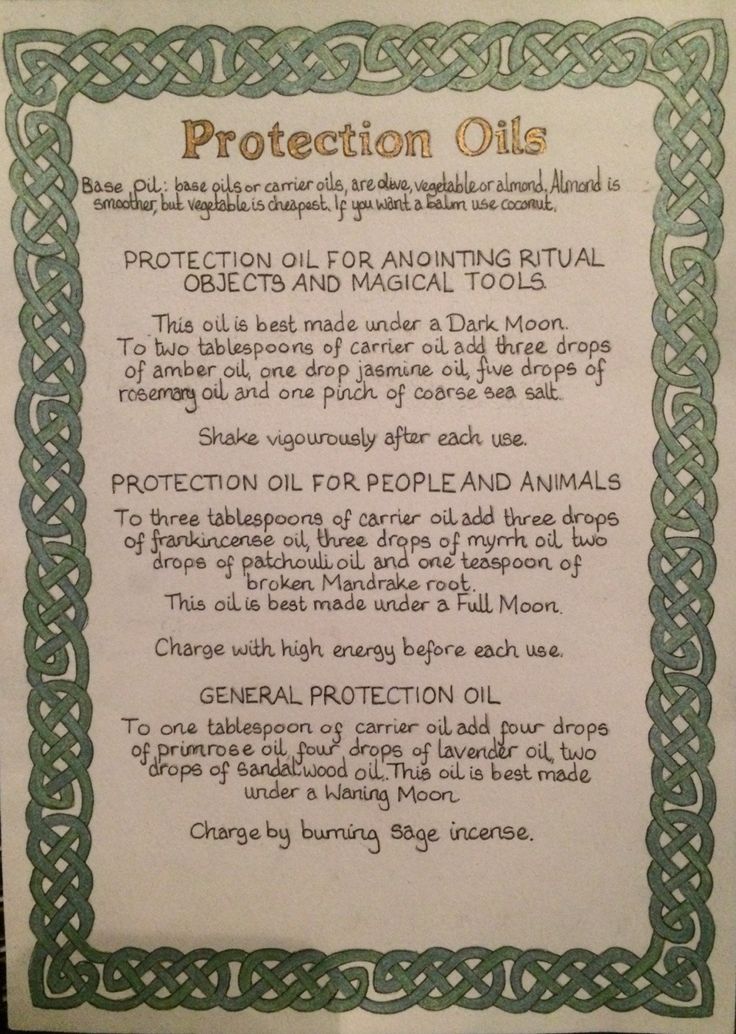 Protection Oil Recipe, Protection Oils, Weather Witch, Magick Oil, Protection Oil, Moon Meaning, Shadow Illustration, Charmed Book Of Shadows, Magickal Herbs