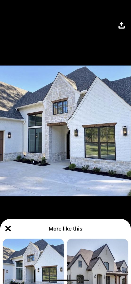 the front and back side of a home for sale