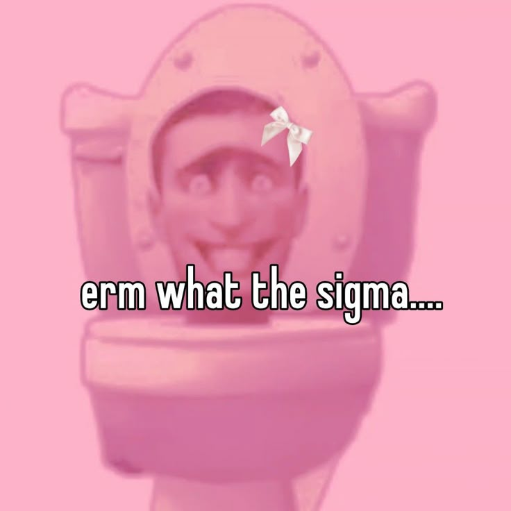 an image of a person on the toilet with text saying, erm what the stigma