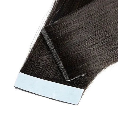 Tape in hair extensions from Untourage Beauty offer a highly sought-after technique for achieving longer, fuller hair. These 1-inch wide, pre-taped wefts are seamlessly applied in sandwich-like bonds between your own hair. This 100% natural method can last up to 8-10 weeks with proper care, and is both reusable and safe when applied and removed by a licensed professional. For best results, we recommend a thorough consultation with an experienced expert. All bundles will have 40 individual tapes Hair Extension Tips And Tricks, Tape Extensions, Hair Tape, Tape In Extensions, Fuller Hair, Tape In Hair Extensions, Volume Hair, Hair Weft, Hair Extensions