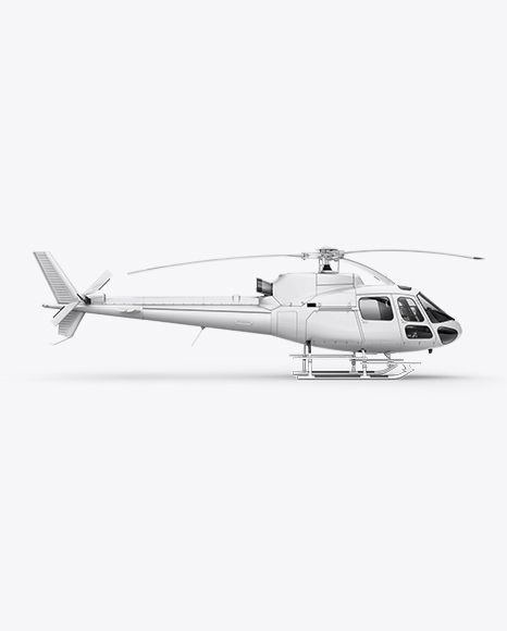 Eurocopter AS350 Mockup Right Side View | Psd mockup template, Free psd ...