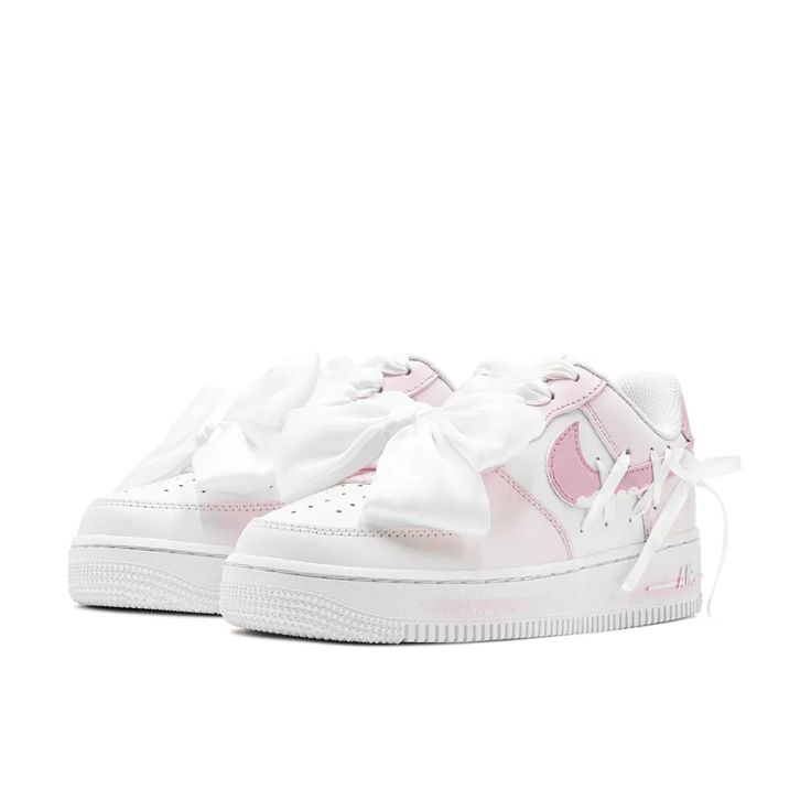 Custom Air Force 1 Low White Lace Pink Elevate your style with the Custom Air Force 1 Low White Lace Pink. These hand-painted sneakers feature a crisp white base with a striking pink lace design, blending simplicity with a pop of color for a fresh and modern look. Key Features: White Lace Pink Design: Each pair features a clean white canvas adorned with a vibrant pink lace design. The contrast between the pure white base and the bold pink accents creates a look that is both elegant and eye-catching, perfect for those who appreciate stylish simplicity with a hint of flair. Premium Materials: Crafted from high-quality materials, these sneakers ensure both durability and comfort. The premium leather and breathable fabric lining make these shoes ideal for everyday wear and special occasions, p