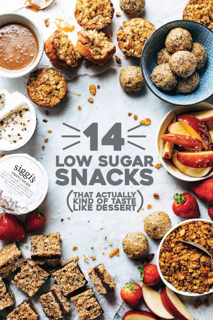 No Sugar Snacks, Low Sugar Snacks, Sugar Free Snacks, Pinch Of Yum, Low Sugar Desserts, Healthy Protein Snacks, Healthy Sweet Snacks, Sugar Free Diet, No Sugar Diet