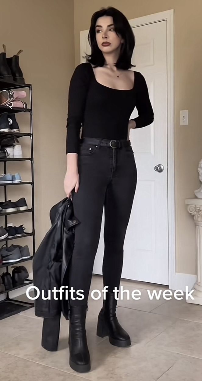 Hourglass Goth Outfits, Witchy Pants Outfit, Corp Goth Aesthetic, Semi Formal Goth Outfits, Goth Librarian Outfits, Capsule Wardrobe Goth, Gothic Dark Academia Outfit, Elegant Goth Outfits Classy, Goth Basics Outfit