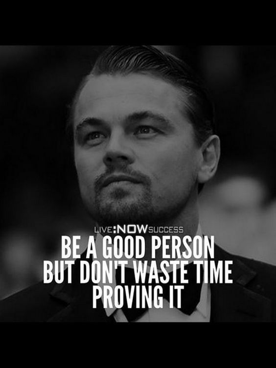 a man wearing a suit and tie with a quote on it that says be a good person but don't waste time providing it