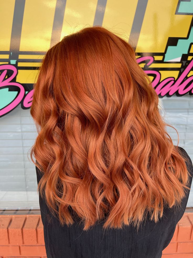 Cute Copper Hair, Hair Color Ideas Ginger Copper, Natural Red Copper Hair, True Ginger Hair Color, Orange Red Copper Hair, Red Hair Ginger Copper, Dyed Ginger Hair Copper, Red Hair Inspo Color Copper, 2023 Copper Hair