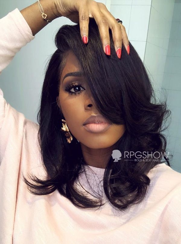 Anthony Cuts Shoulder Length Wavy Natural Color Lace Front Wig - Anthonycuts061 Anthony Cuts, Sassy Hair, Mid Length Hair, Hair Envy, Shoulder Length Hair, Crochet Braids, Black Girls Hairstyles, Lace Front Wig, Length Hair