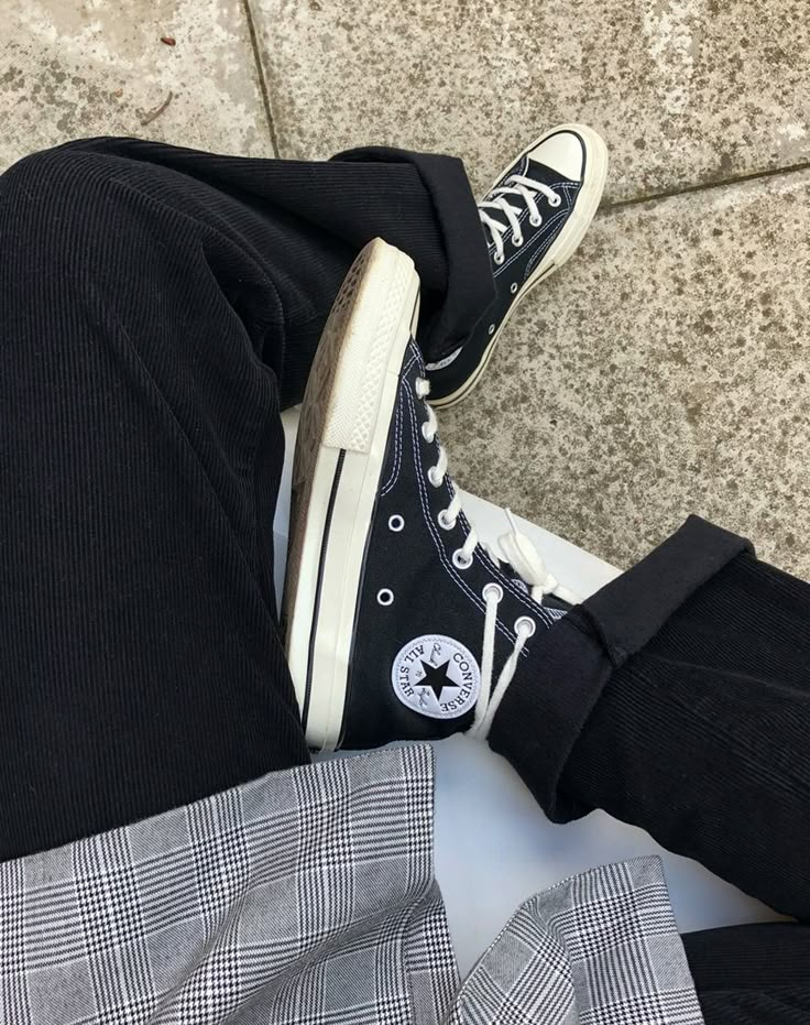 Converse Chuck Taylor All Star '70 High Top Trainers In Black available at ASOS | ASOS Style Feed Converse 2020, Zapatillas All Star, Aesthetic Converse, Converse Outfits, Explicit Content, Dr Shoes, Kicks Shoes, Black Converse, Outfits With Converse