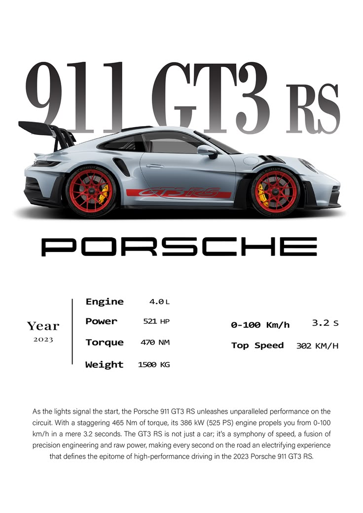 Porsche 911GT3 - poster :: Behance Porsche T Shirt Design, Porsche Illustration, Car Print Ads, Mustang Wallpaper, Car Facts, Grunge Posters, Recipe Aesthetic, Porsche Gt3, Racing Posters