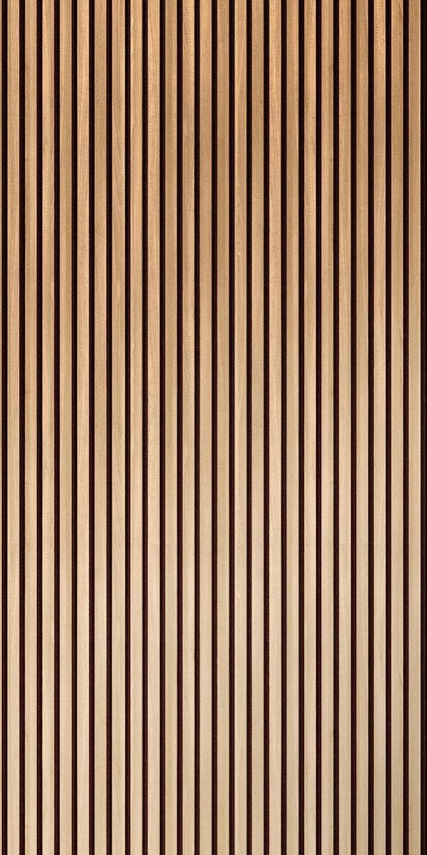 a close up view of wooden slats on a wall