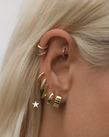 All Classic Hoops | Luv Aj Sensitive Ears Earrings, Luv Aj, Ear Earrings, Jewelry Lookbook, Ear Cuffs, Huggie Hoop Earrings, Jewelry Inspo, Dream Jewelry, Sensitive Ears