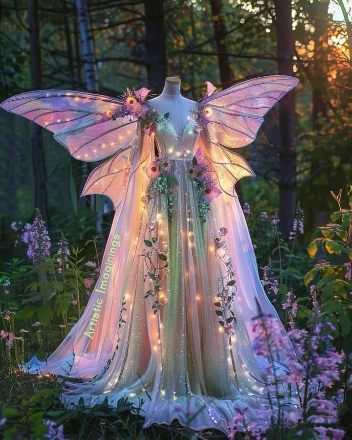 Fairy Handkerchief Dress, Fairy Gown Goddesses, Diy Fairy Dress, Fairy Dresses Aesthetic, Fairy Dress Outfit, Halloween Costume Wedding, Fairy Clothing, Fairy Gown, Ren Faire Outfits