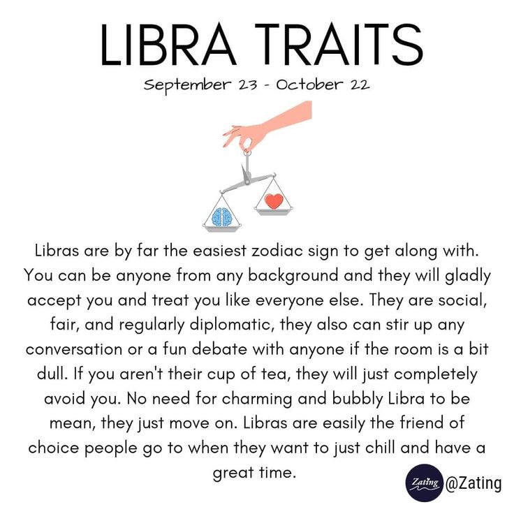 a poster with the words libra treats written in black and white, along with an image of a hand holding a balance scale