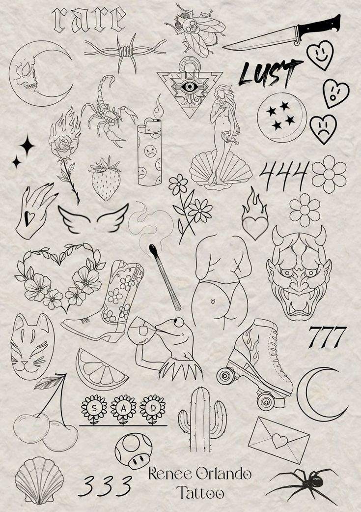 Patchwork, Meaningful Simple Drawings, Stick Sleeve Tattoo, Simple Flash Tattoo Sheet, Tattoo Stencils Flash Sheet, Y2k Tattoo Aesthetic, 5rl Tattoo Design, Beginner Line Work Tattoo, Easy Aesthetic Tattoos Small Tattoo Flash Sheets, Spiritual Tattoos Simple, Tattoo Stencils Flash Sheet, Stick Sleeve Tattoo, Two Inch Tattoo, Tattoo Flash Sheet Men, Fill In Space Tattoo Ideas, Cute Small Simple Tattoo Ideas, Feral Tattoo Word