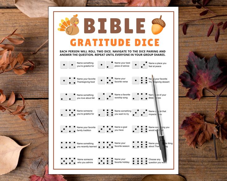 a printable thanksgiving activity for the bible