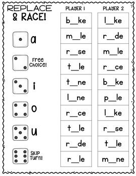 worksheet with words and pictures to help kids learn how to read the alphabet