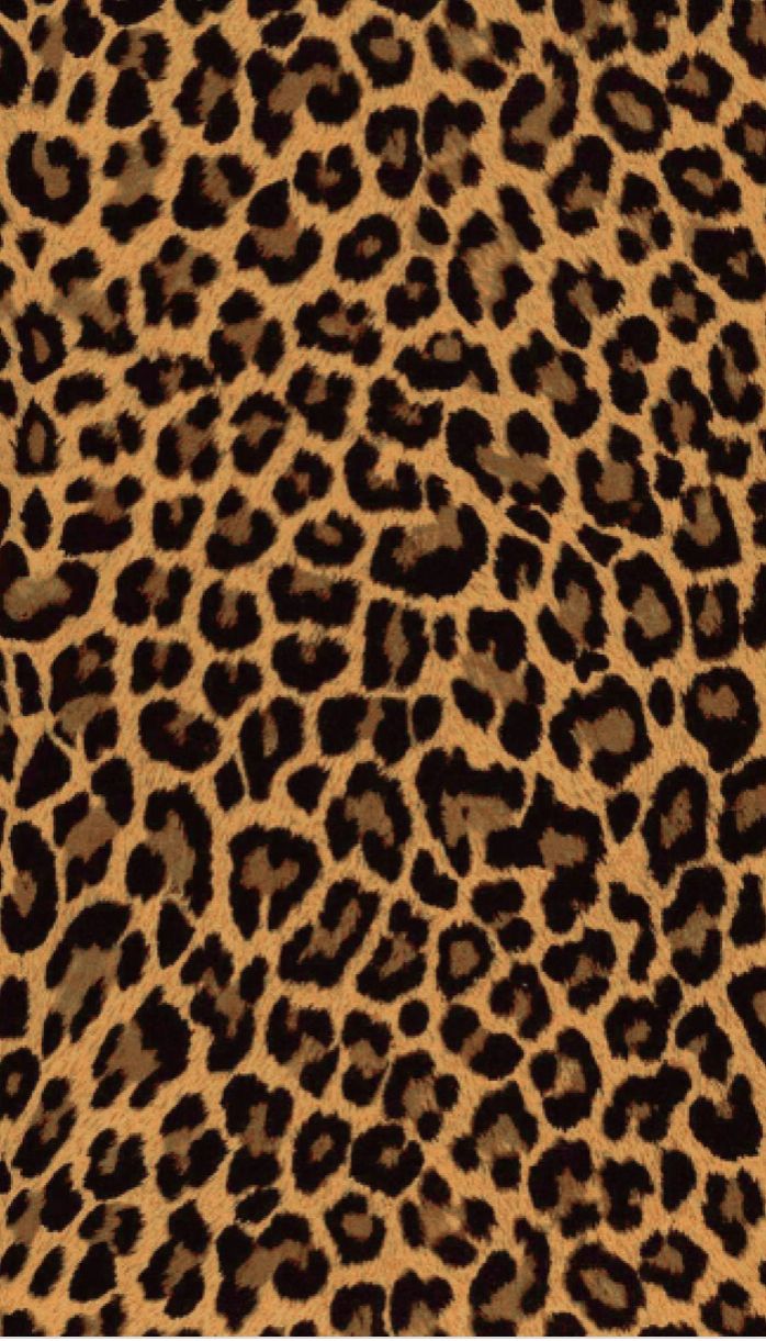 an animal print fabric with brown and black spots