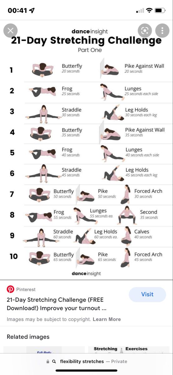 an iphone screenshot showing the daily workout schedule for women in their 30 - day yoga routine