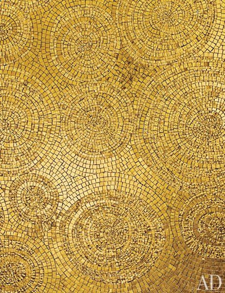 an artistic golden background with circles