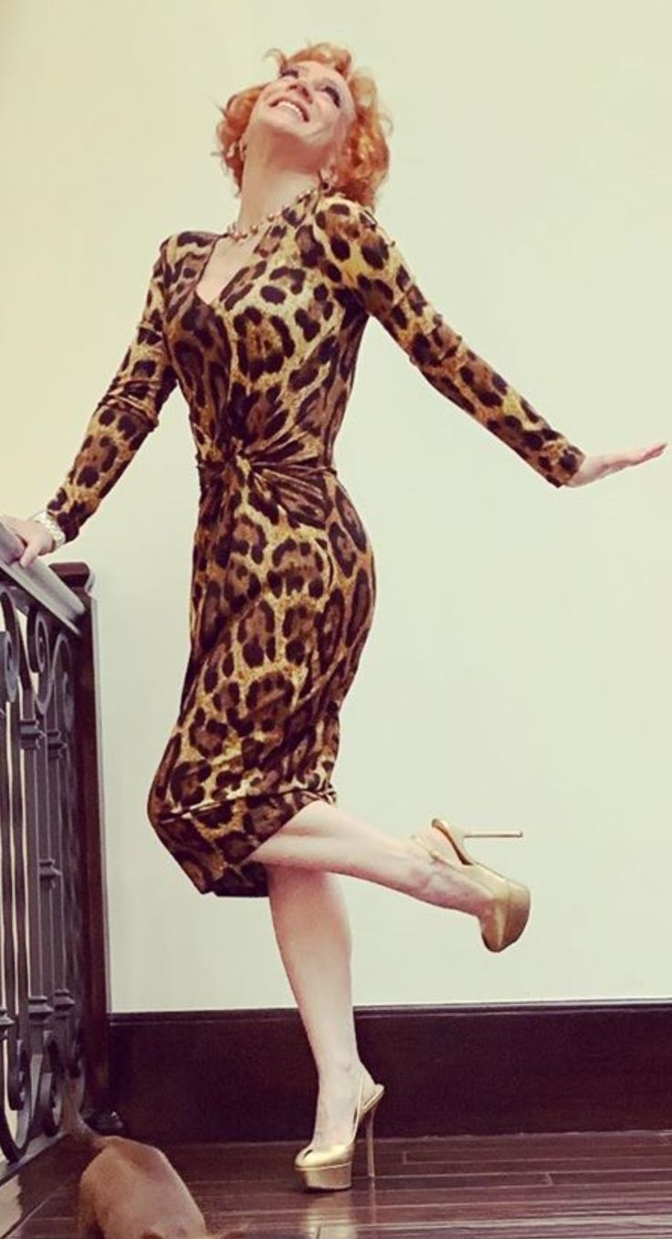 Kathy Griffin, Neck Dress, High Neck, High Neck Dress, Dresses With Sleeves, Long Sleeve Dress, Long Sleeve