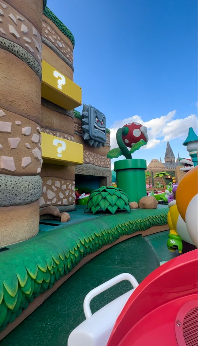 the mario kart ride at disney's hollywood studios