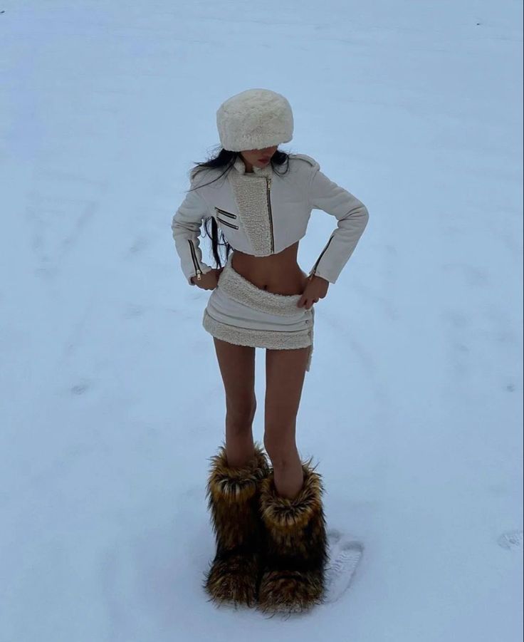 Snow Party Outfit, Ski Party Theme Outfit, Ski Themed Party, Dress In The Snow, Birthday Party Fits, Snow Birthday Party, Ski Trip Outfit, Apres Ski Outfits, Snow Party