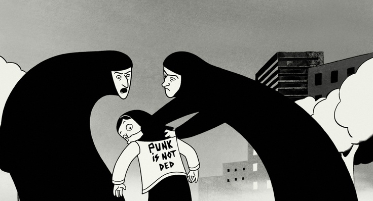 a cartoon depicting two people with their faces covered in black and white text that reads fear is what makes us lose our consciousness