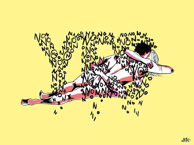 a drawing of a man laying on his back with words all over him and in the background