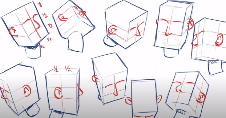 the instructions for how to draw an open box