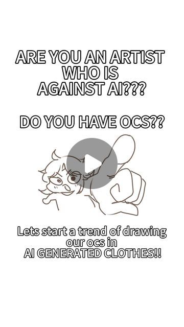 an advertisement with the words, are you an artist who is against art? do you have