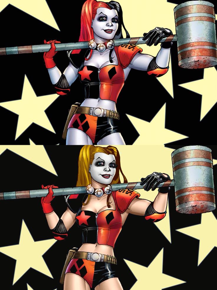 New 52 Harley Quinn transformed into the classic Harley Quinn with her ...