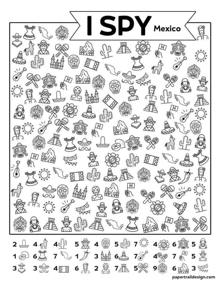 a coloring page with the words i spy mermaids