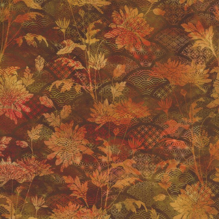 an image of a floral pattern on fabric