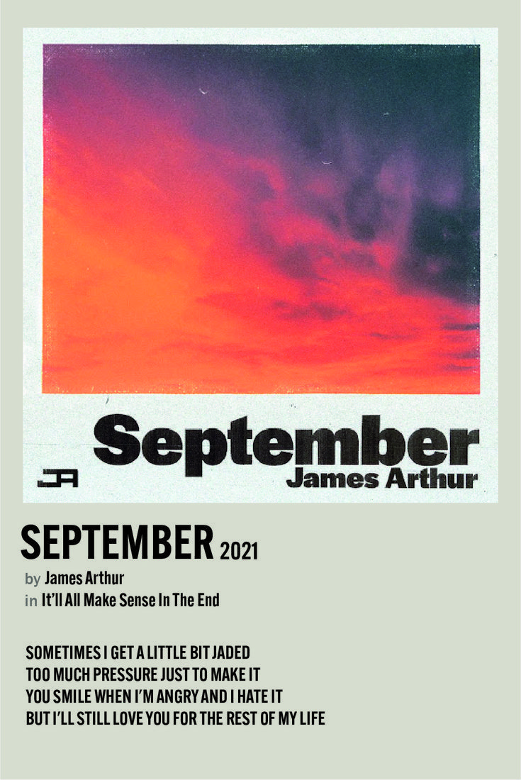 an advertisement for james attur's upcoming album, the september 2012 issue