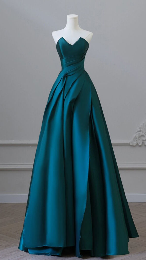 Item Descriptions:

Product Code: DE451
Silhouette: A-line
Length: Floor Length
Fabric: Satin
Back Style: Lace Up
Built-In Bra: Yes
Shown Color: Green

If you need rush order service ,Please click on: RUSH MY ORDER Graduation Dress With Gown, Robes Glamour, Gowns Dresses Elegant, Classy Prom Dresses, Prom Dress Inspiration, Cute Prom Dresses, Pretty Prom Dresses, Glam Dresses, Mode Inspo