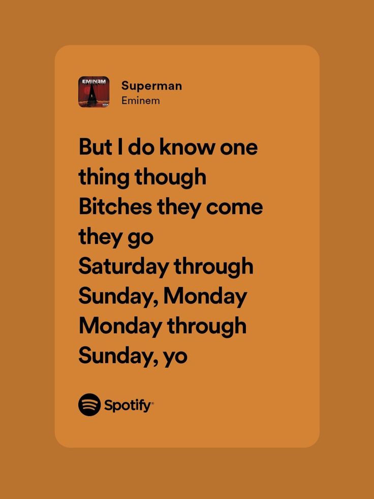 Eminem Superman Eminem Spotify Lyrics, Eminem Song Quotes, Superman Eminem, Drawings Wallpaper, Mode Indie, Leave It All Behind, Eminem Lyrics, Spotify Quotes, Good Lyrics