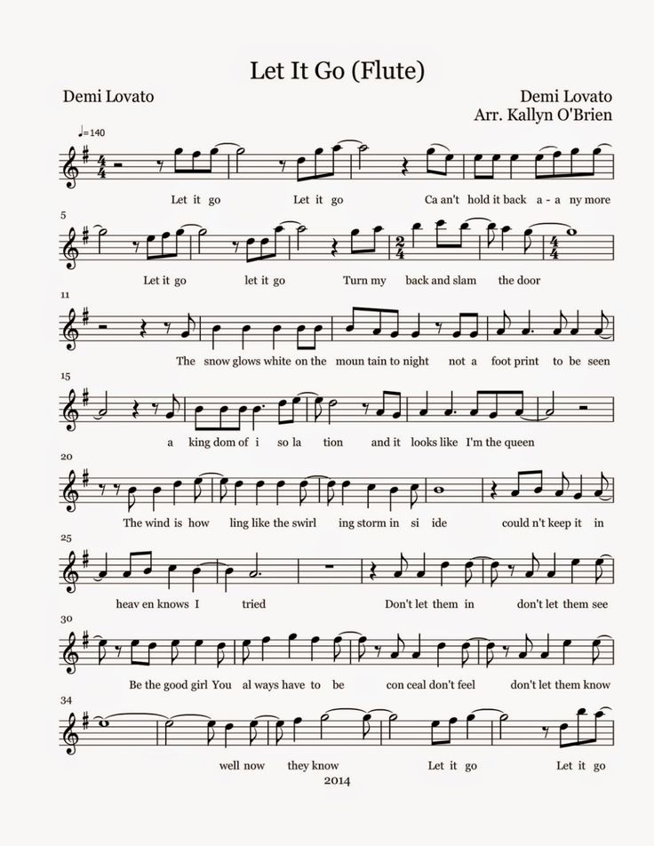 sheet music with the words let it go pluto