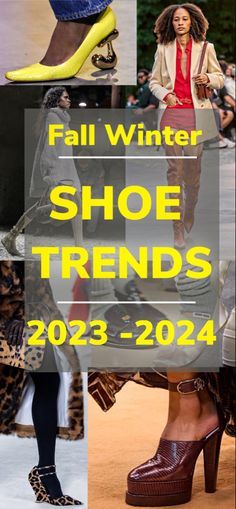 2024 Footwear Trends, Shoes For Spring 2024, Boots Winter 2023/2024, Shoes Trends 2023 2024, Shoes 2024 Trends, Fall Boots 2023, Fall Winter 2023/2024 Fashion Trends, Fall Shoes 2023, 2024 Shoe Trends