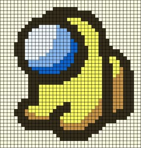 a cross stitch pattern with a dog's head in the shape of a ball