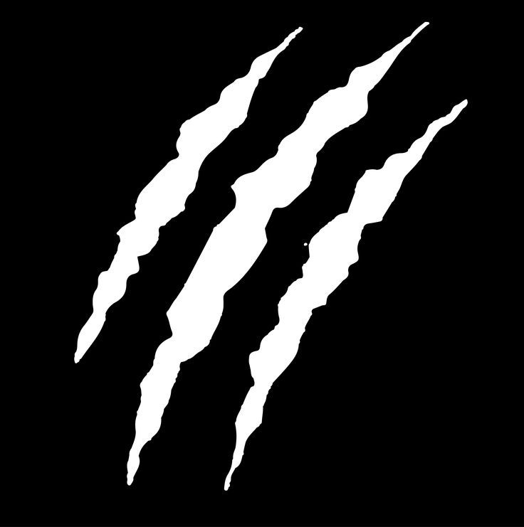 the monster logo is white on a black background