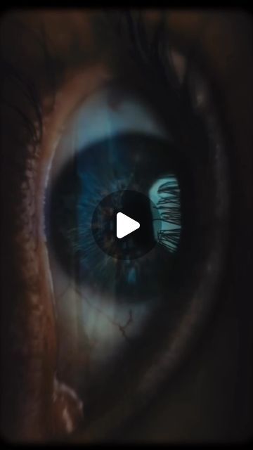 an eye looking into the camera with its reflection in it's iris and text that reads