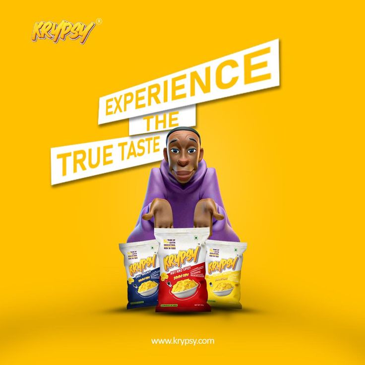 an advertisement for curry's experience the true taste, featuring a woman sitting in a pile of chips